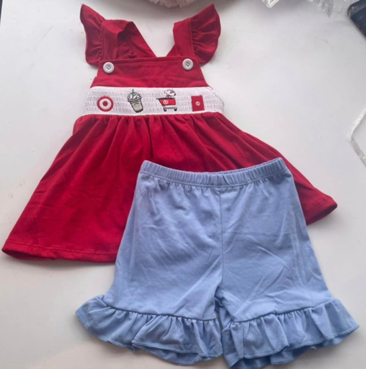 Sips and Trips Girl Shorts Set